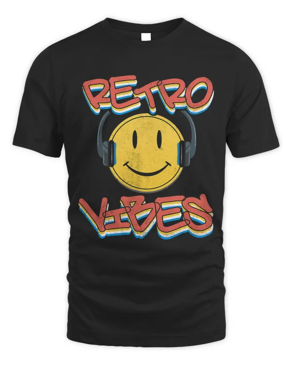 Happy Face 80s Retro Clothing 80s Retro Tshirt 70s 80s