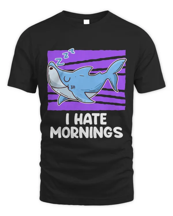 I hate mornings morning grouch bad mood Sleep shirt