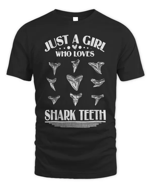 Just A Girl Who Loves Shark Teeth Collector Fossil