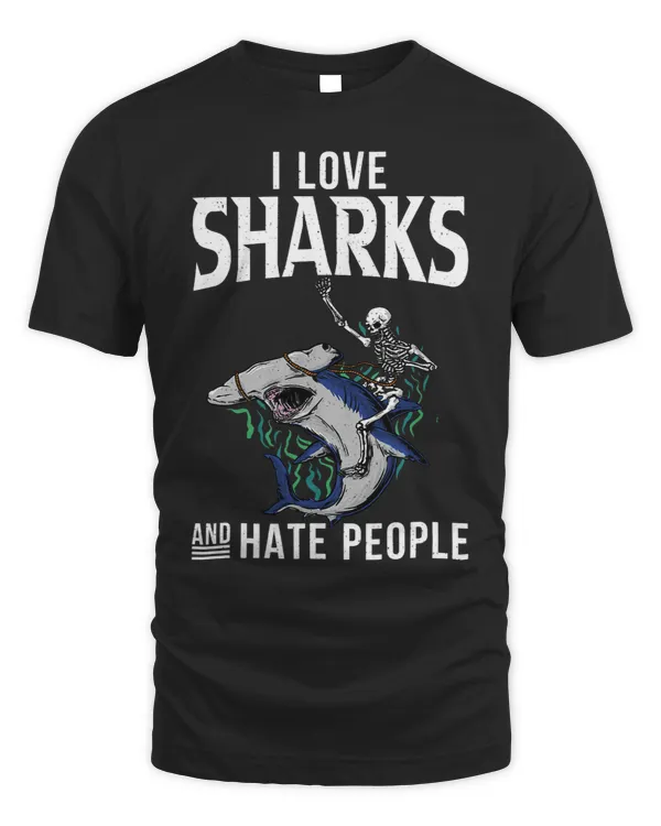 I love Sharks and hate People Shark Lover