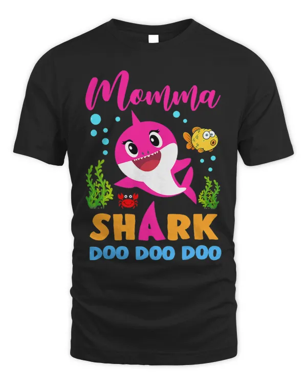 Momma Shark Shirt Momma Shark Lover Family Mothers Day