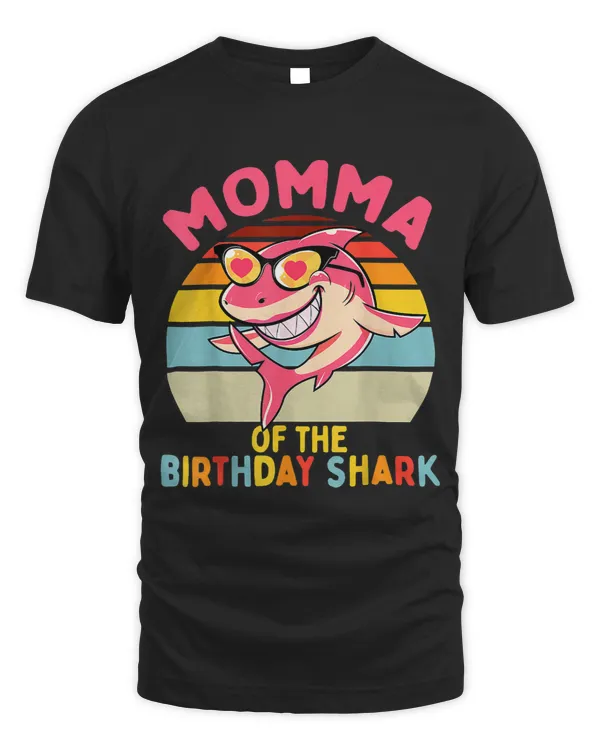 Momma of the Shark Birthday Matching Family