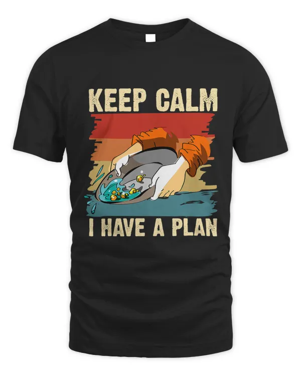 Keep Calm I Have a Plan Gold Panning Retro Costume