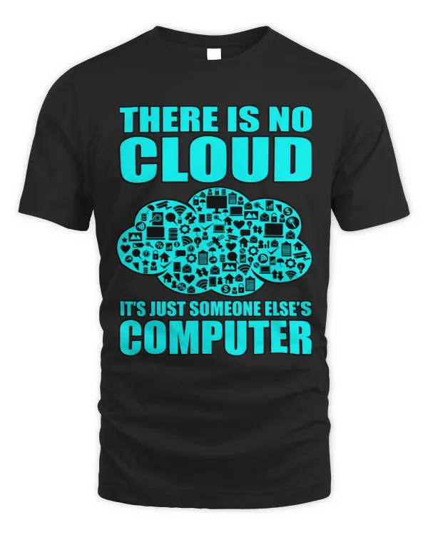 No Cloud Computer IT Tech Software Programmer Geek Graphic