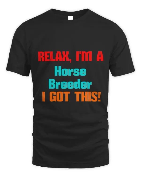 horsebreeder Relax Ill get this job title design