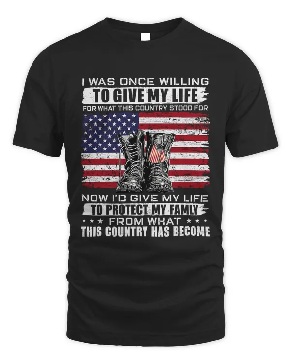 I Was once Willing To Give My Life, U.S Veteran (Front)