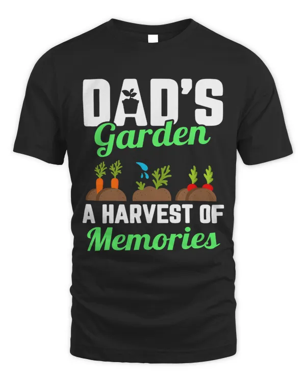 Gardening Dad Gardener Harvest of Memories