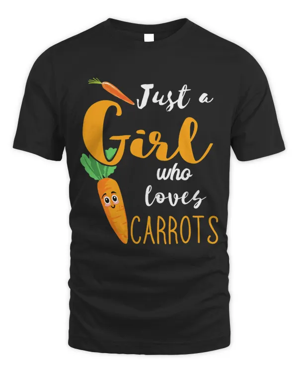 Just A Girl Who Loves Carrots Kawaii Vegan Health Vegetable