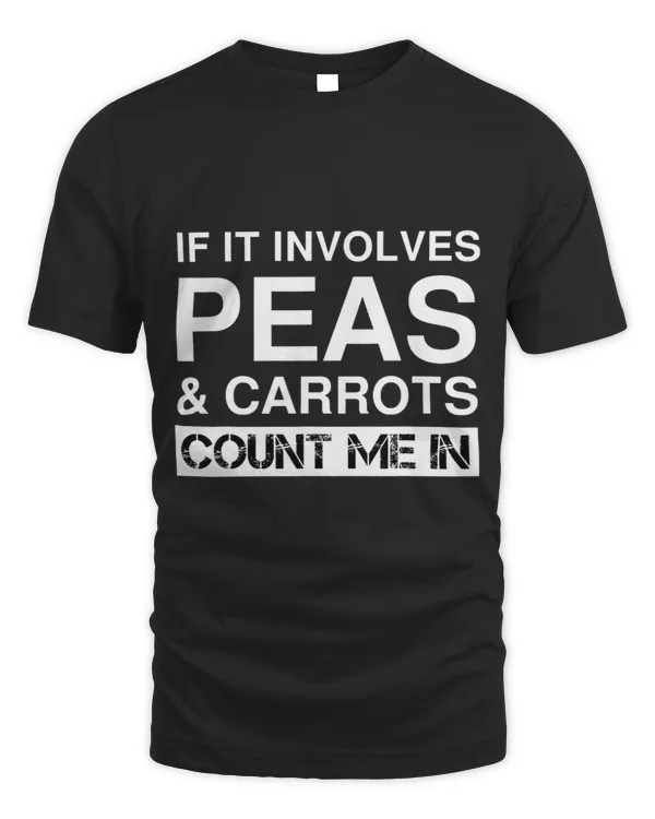 Funny Peas And Carrots Vegetables Lover Vegetarian Vegan