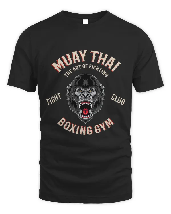 Angry Muay Thai Gorilla MMA Fighting Thai Boxing