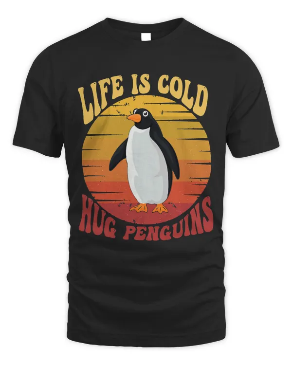 Funny Penguin lover animal grunge style ice birds