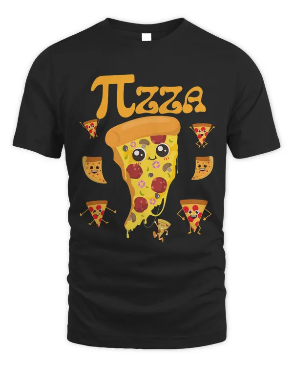 Funny Pi Symbol Design for Pizza Math is Piece Of Pizza Pi