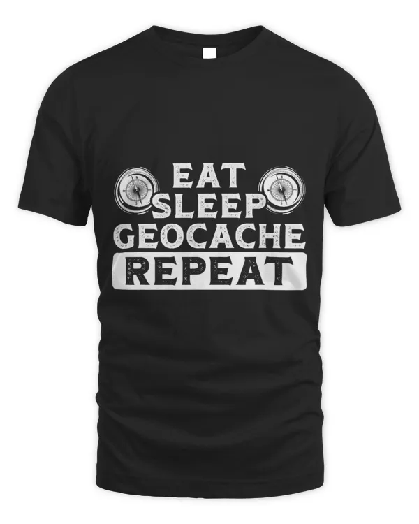 Eat Sleep Geocache Repeat Geocaching Hobby Tracking Tags 3