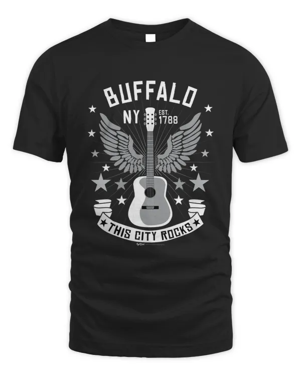 Buffalo This City Rocks Acoustic Guitar Design