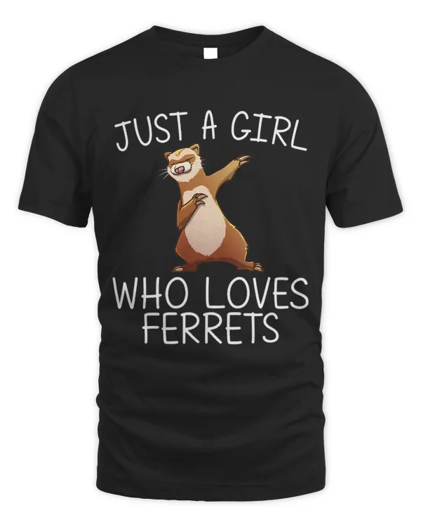 Funny Ferret Art For Girls Kid Ferret Lovers Ferrets Dabbing