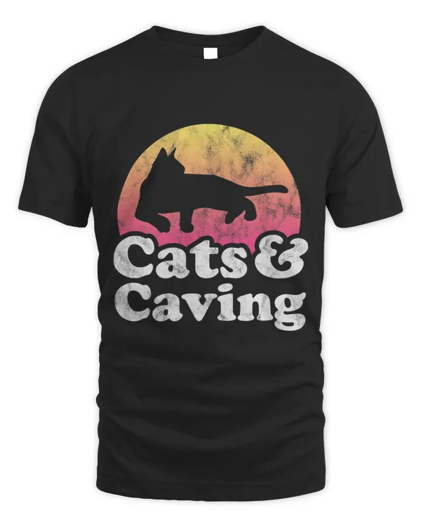 Cats and Caving Mens or Womens Cat and Caving