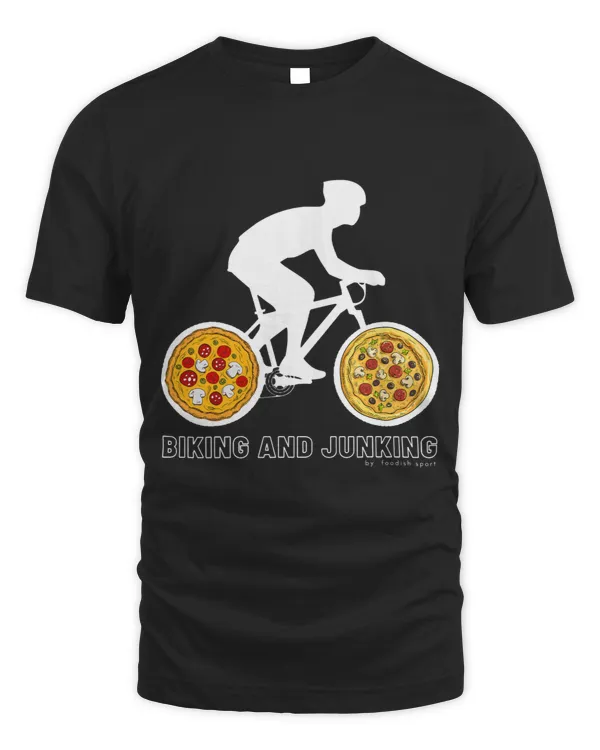 Biking and Junking for Pizza Lovers. Anti Diet Burn Calories