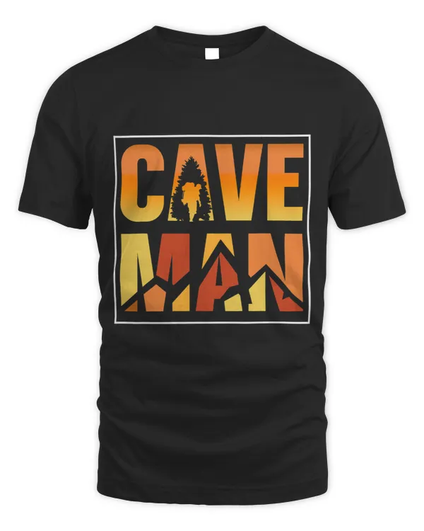 Cave Man Caving Exploring Hobby Explorer