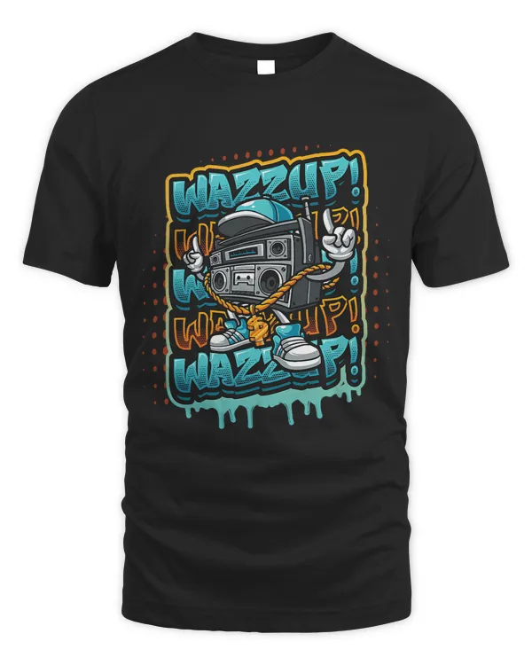 Whazzup Boombox Hip Hop Rap Ghetto Blaster 46