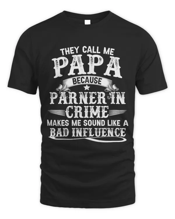Mens Papa Shirts For Men I Have Two Titles Dad And Papa