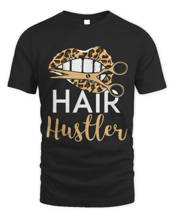 Hair Hustler Hairdresser Leopard Lips Cheetah Hairstylist