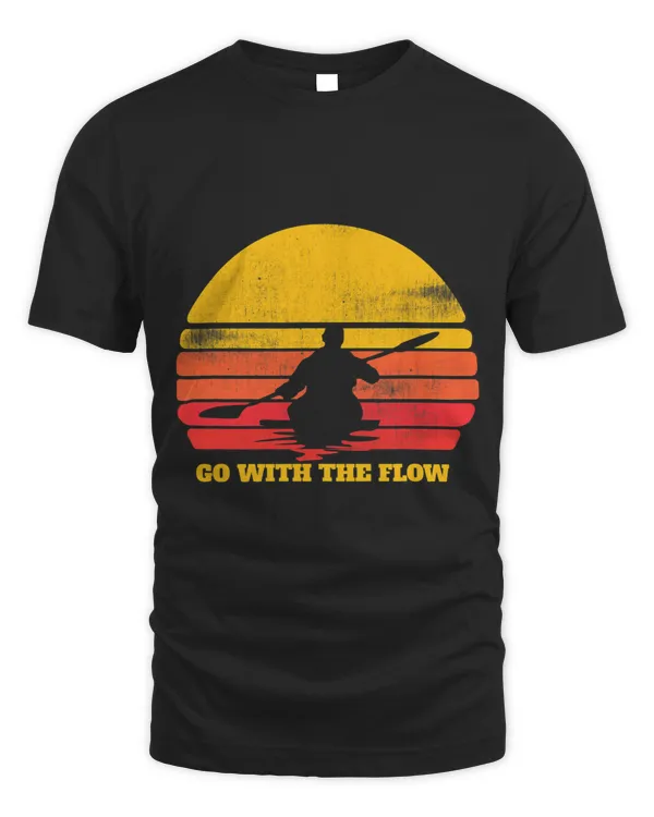 Kayak T Shirt Go With The Flow