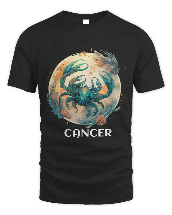 Cancer Crab Astrological Water Zodiac Sign Moon Ruled Art