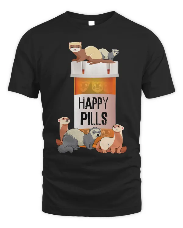 happy pills with otters ferret family ferret 2