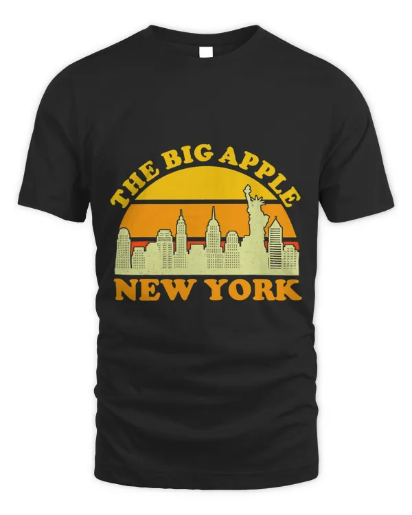 American Retro The Big apple newyork new york city skyline