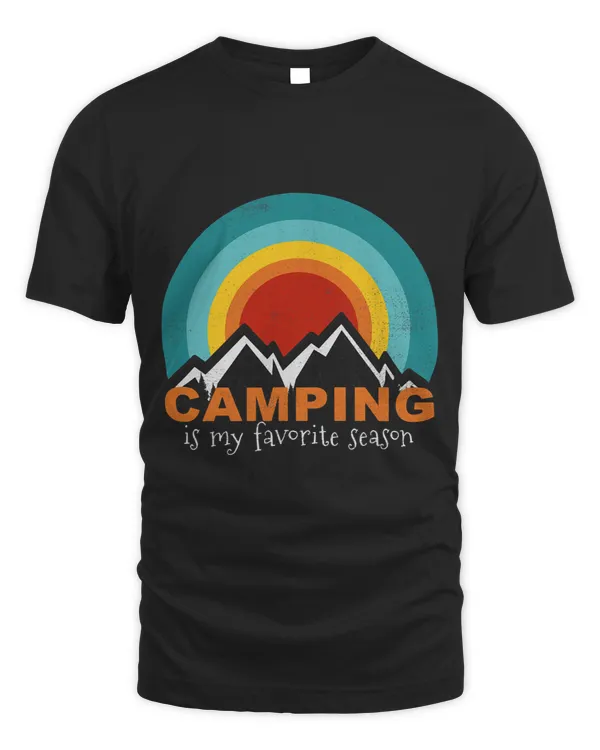 Camping is my favorite season Funny Campers Glamping Tee 2