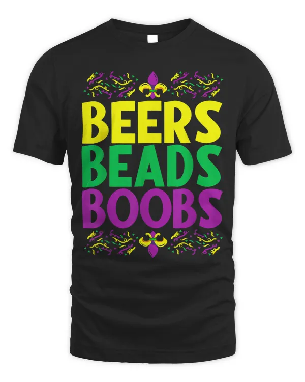 Beers Beads Boobs Mardi Gras Celebration Carnival Costume
