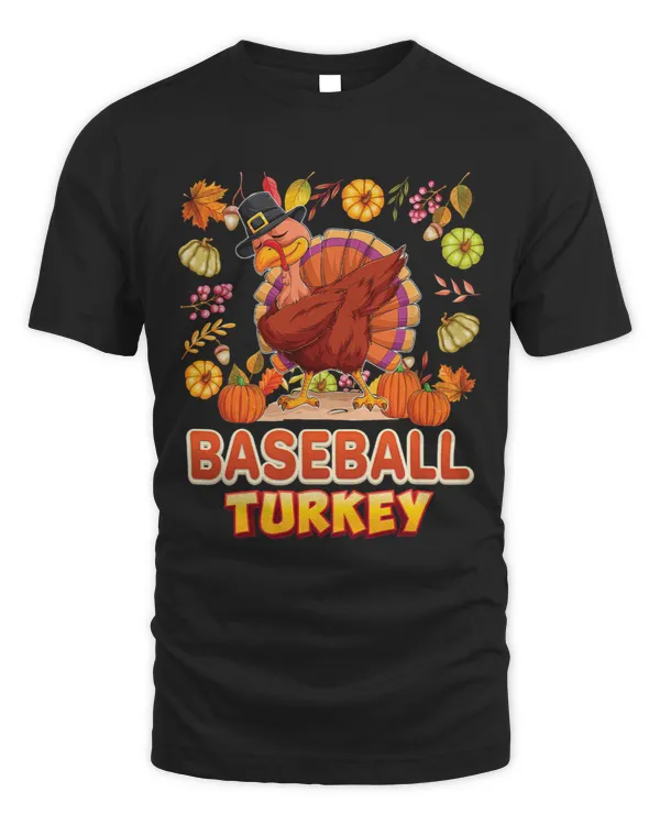 Im The Baseball Turkey Dabbing Thanksgiving Thankful