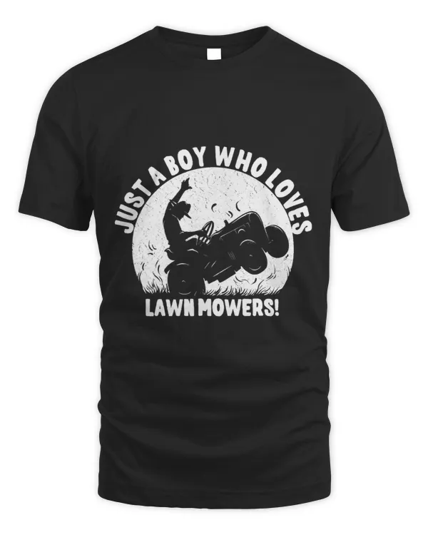 Funny Lawn Mowing Boys Kids Lawn Mower Farm Gardening