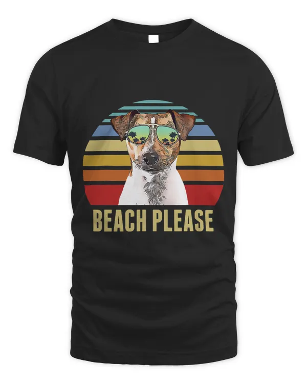 Beach Please Rat Terrier Dog Funny Summer