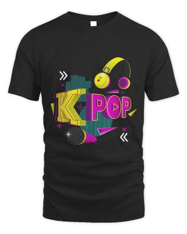 Headphones Kpop Tee K Pop Music Lover Fan Teens 2