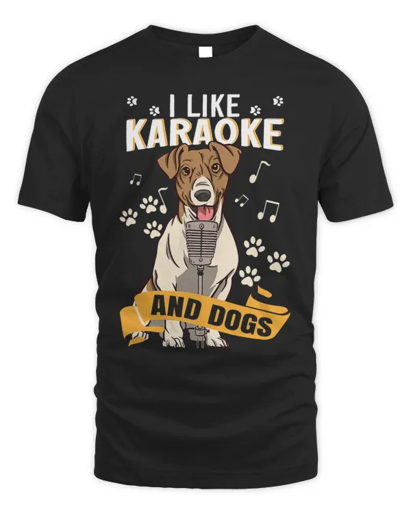 I like karaoke and dogs Funny Dog Singer Karaoke