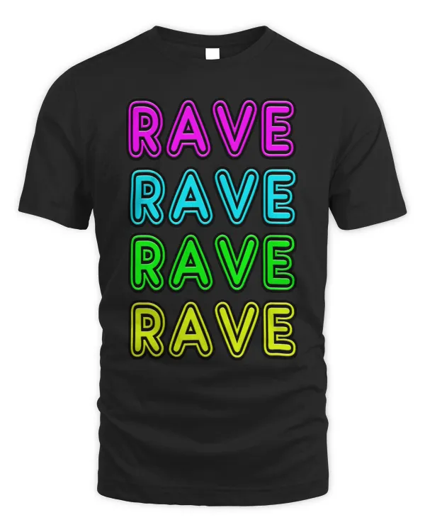 Neon Sign Style RAVE EDM Trap Dubstep Raver Gift