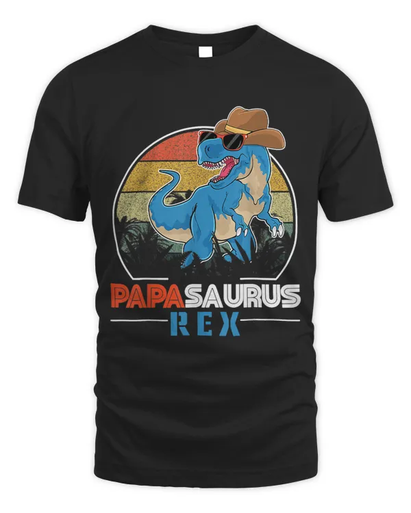 Mens Papasaurus Rex Best Papa Family For men women boys girl