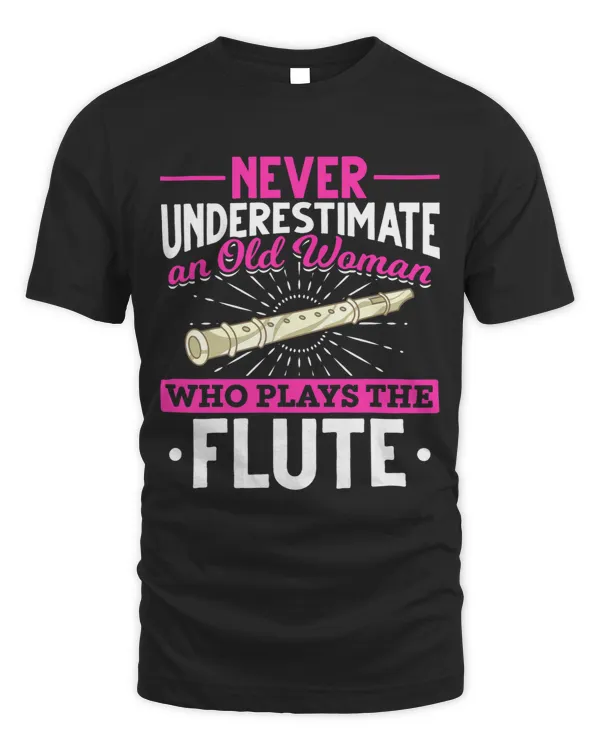 Retired Flute Player Women Music Flutist Retirement Flute