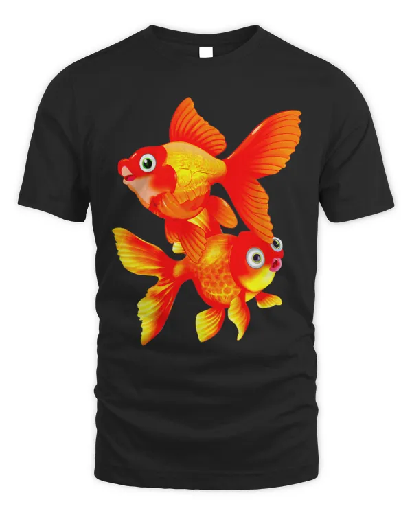 Funny Goldfish Fancy Fantail Oranda Goldfish Aquarium Fish