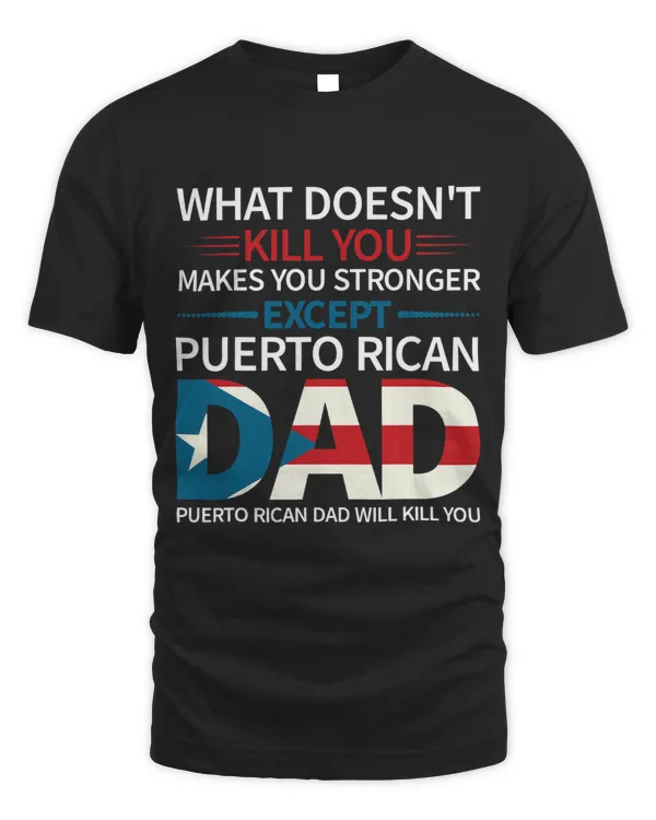 Cool Fathers Day Tee For The Best Puerto Rico Dad Design