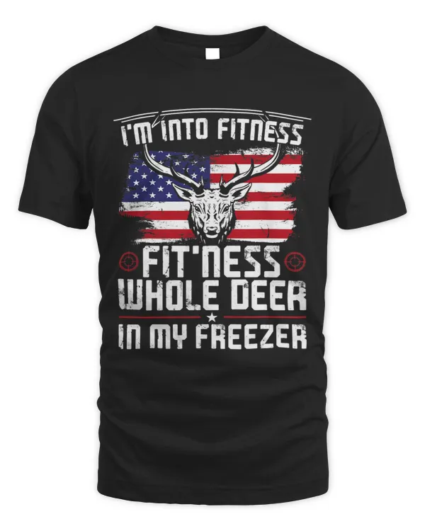 Buck Deer Hunting Hunter American Flag Im Into Fitness