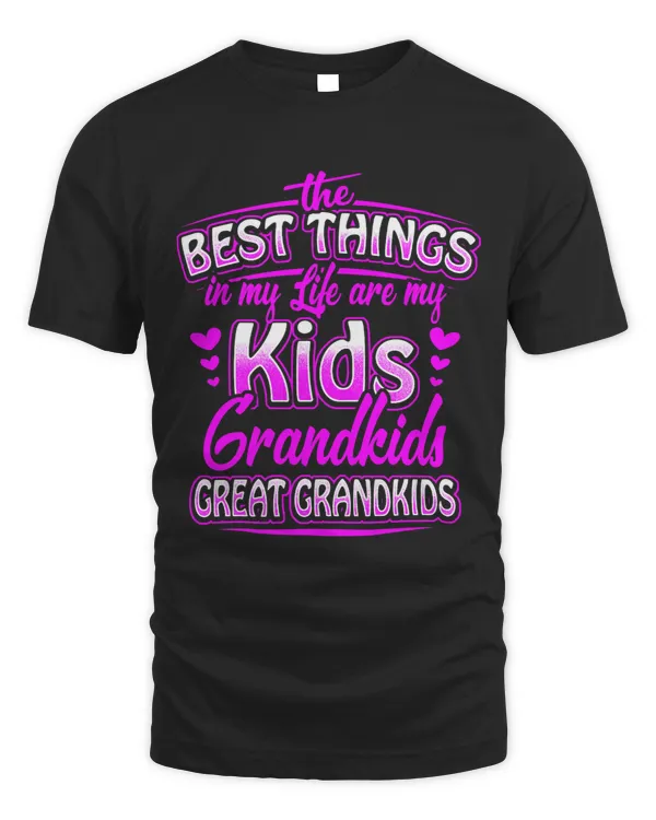 Grandparents Day Great Grandma Loves Grandkids Quote