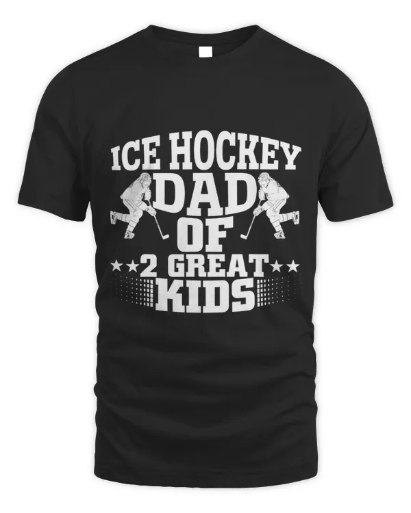 Mens Hockey Dad Novelty Tee Ice Hockey Player Daddy Fathers Day