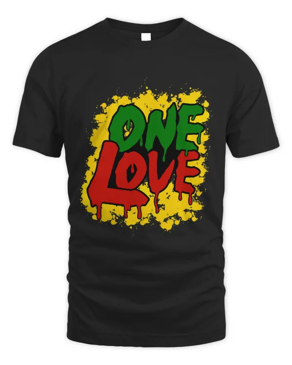 Jamaica One Love Rasta Reggae Roots Rastafarian Painted