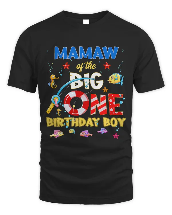 O Fish Ally One Birthday Mamaw Of The Birthday Boy