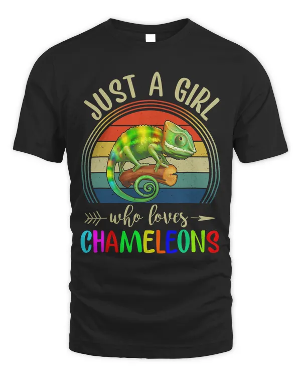 Chameleon Shirt Just a girl who loves Chameleons 5