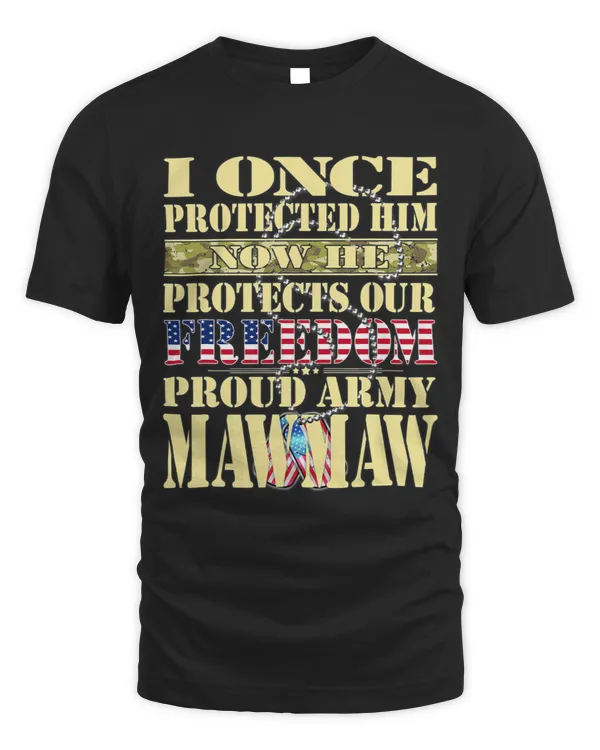 Mens My Grandson Is A Soldier Proud Army Mawmaw Grandmother Gifts