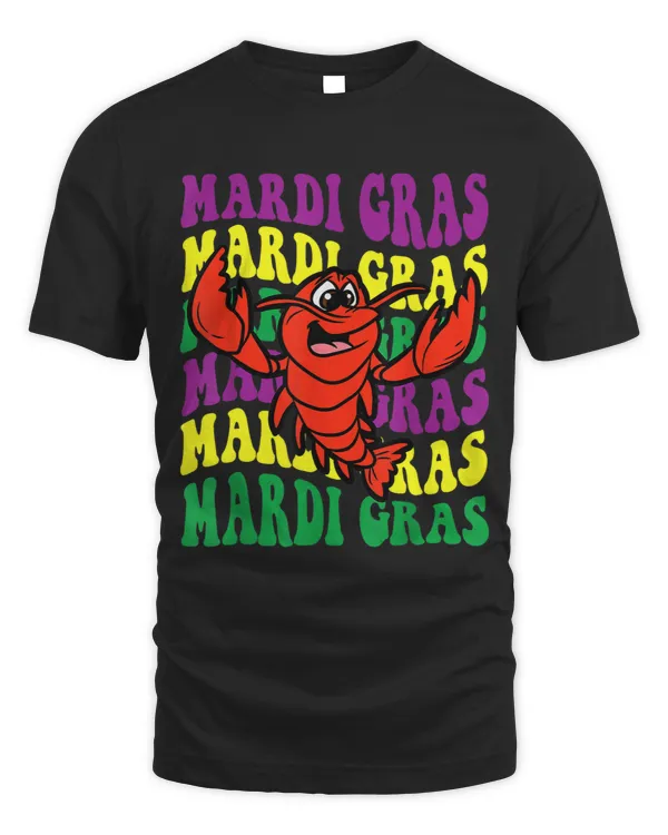 Crawfish Mardi Gras Retro Mudbug Carnival Parade Cajun Party