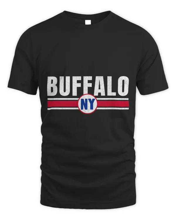 Striped Buffalo NY BlueRed Retro Stripes Buffalo NY Attire